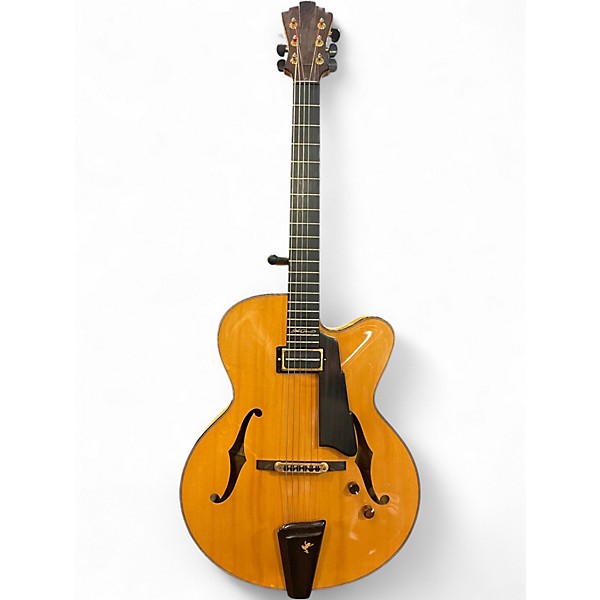Used Eastman AR880CE Vintage Blonde Hollow Body Electric Guitar