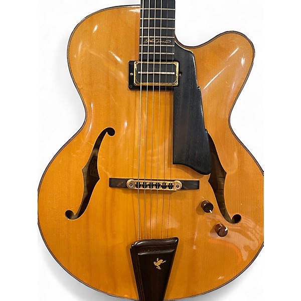 Used Eastman AR880CE Vintage Blonde Hollow Body Electric Guitar