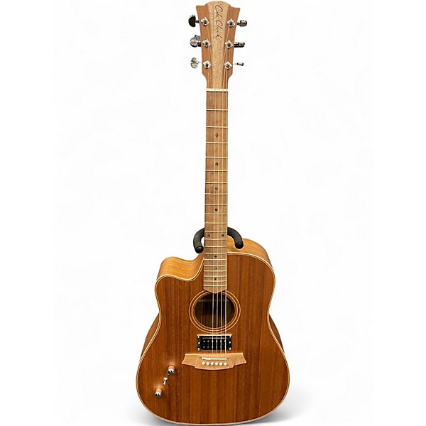 Used Cole Clark FL2EC-BLBL-HUM LEFT-HANDED Natural Acoustic Electric Guitar