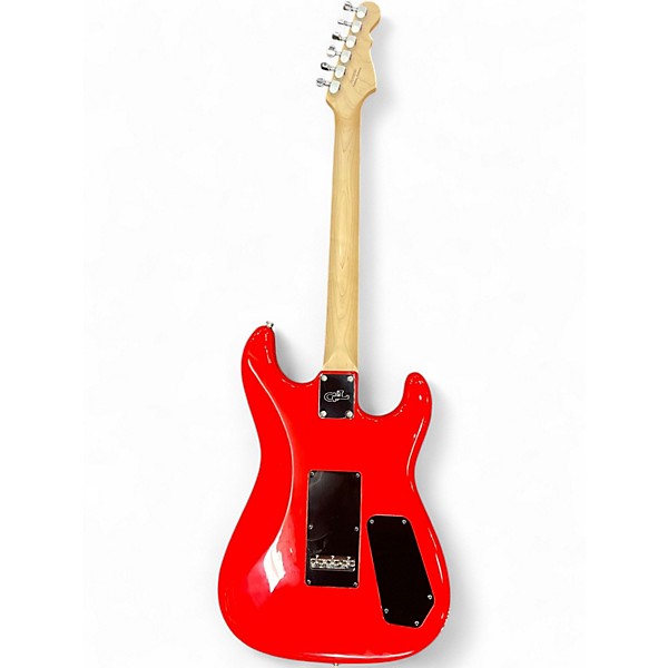 Used G&L LEGACY HSS RMC LEFTY Red Solid Body Electric Guitar