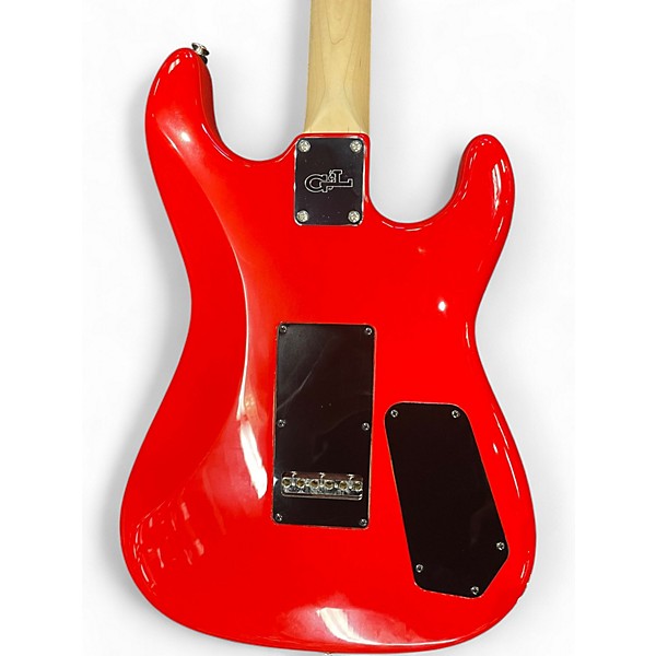 Used G&L LEGACY HSS RMC LEFTY Red Solid Body Electric Guitar