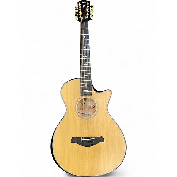 Used Taylor 652CE BUILDERS EDITION Natural 12 String Acoustic Electric Guitar