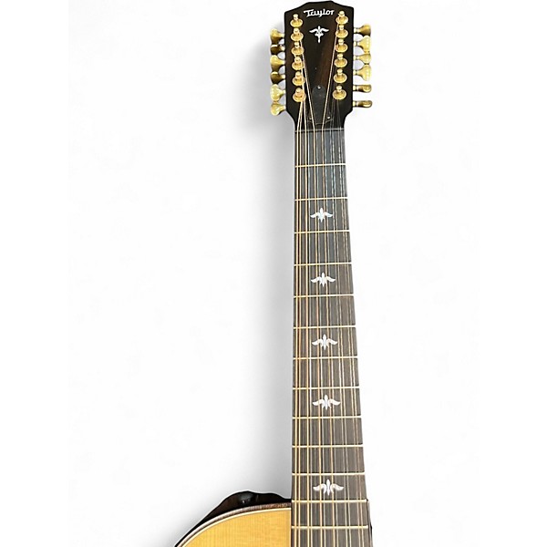 Used Taylor 652CE BUILDERS EDITION Natural 12 String Acoustic Electric Guitar