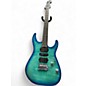 Used Charvel MJ DK24 Blue Burst Solid Body Electric Guitar thumbnail