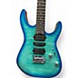 Used Charvel MJ DK24 Blue Burst Solid Body Electric Guitar