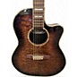Used Schecter Guitar Research Diamond Series Acoustic Brown Acoustic Electric Guitar