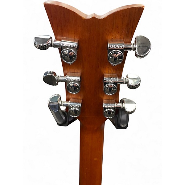 Used Schecter Guitar Research Diamond Series Acoustic Brown Acoustic Electric Guitar