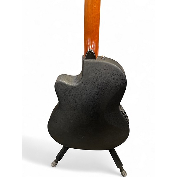 Used Schecter Guitar Research Diamond Series Acoustic Brown Acoustic Electric Guitar