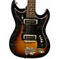 Vintage 1970s Hagstrom II 2 Color Sunburst Solid Body Electric Guitar