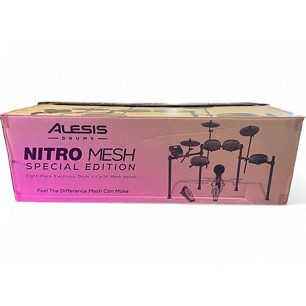 Used Alesis Nitro Mesh Special Edition SPCEDXUS with Expansion Pack Electric Drum Set