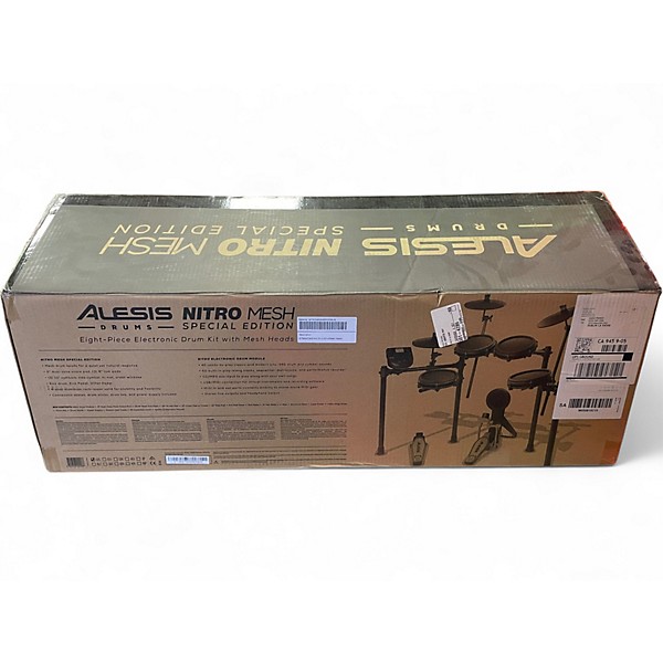 Used Alesis Nitro Mesh Special Edition SPCEDXUS with Expansion Pack Electric Drum Set