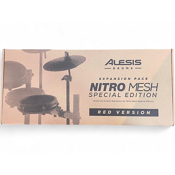 Used Alesis Nitro Mesh Special Edition SPCEDXUS with Expansion Pack Electric Drum Set