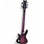Used Schecter Guitar Research Stiletto Studio 5 String Purple Electric Bass Guitar