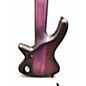 Used Schecter Guitar Research Stiletto Studio 5 String Purple Electric Bass Guitar
