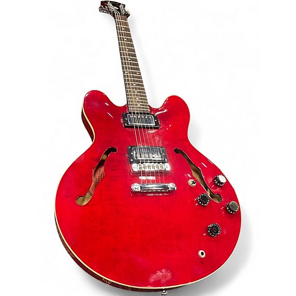Used Epiphone Dot Candy Apple Red Hollow Body Electric Guitar