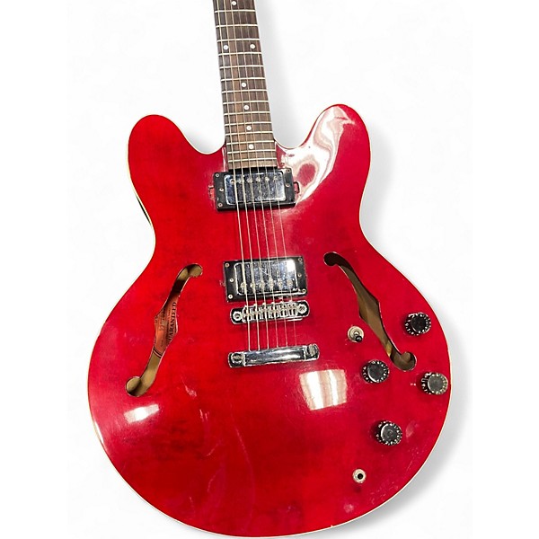 Used Epiphone Dot Candy Apple Red Hollow Body Electric Guitar