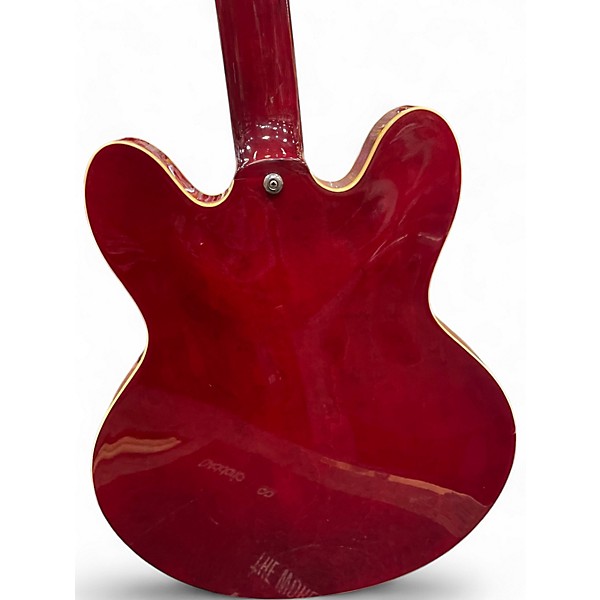 Used Epiphone Dot Candy Apple Red Hollow Body Electric Guitar