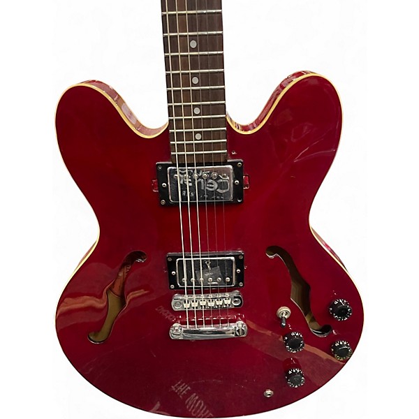 Used Epiphone Dot Candy Apple Red Hollow Body Electric Guitar