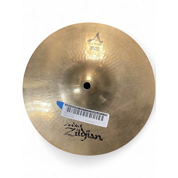 Used Zildjian 10in A Custom Splash Cymbal