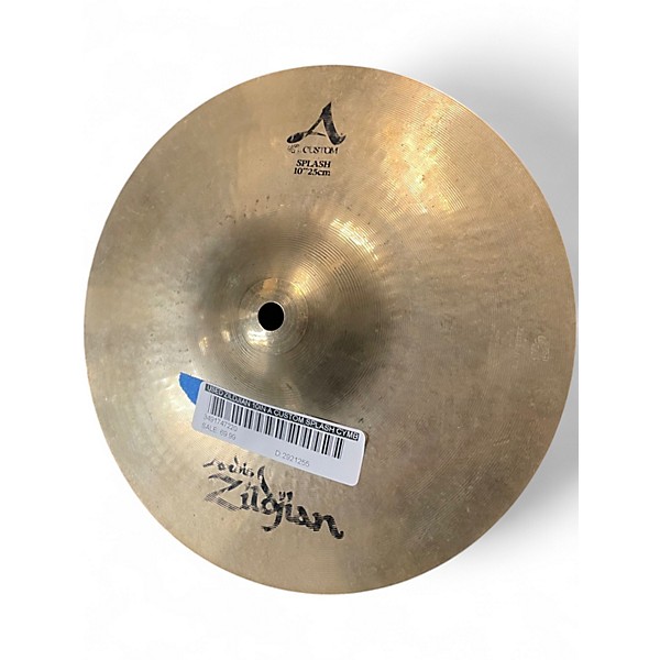 Used Zildjian 10in A Custom Splash Cymbal