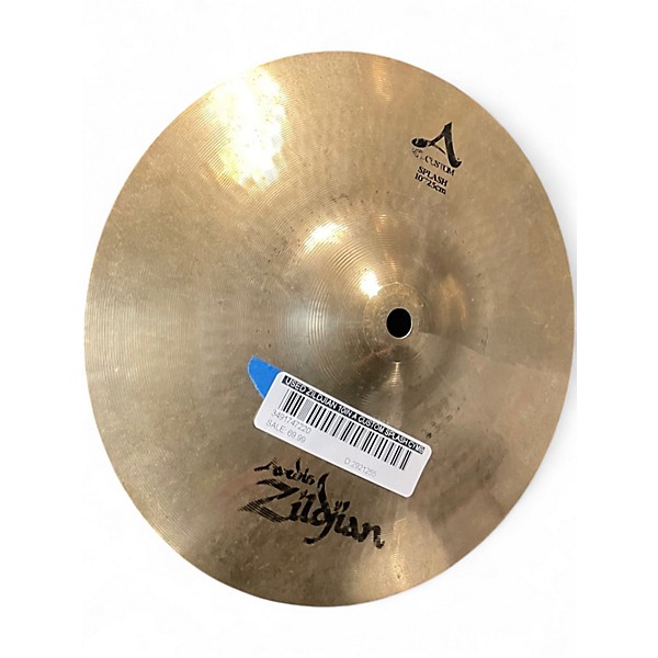 Used Zildjian 10in A Custom Splash Cymbal