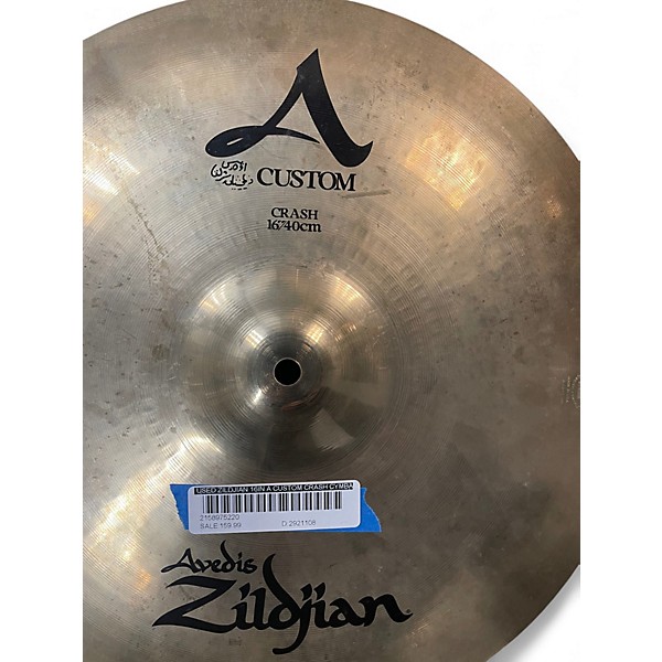 Used Zildjian 16in A Custom Crash Cymbal