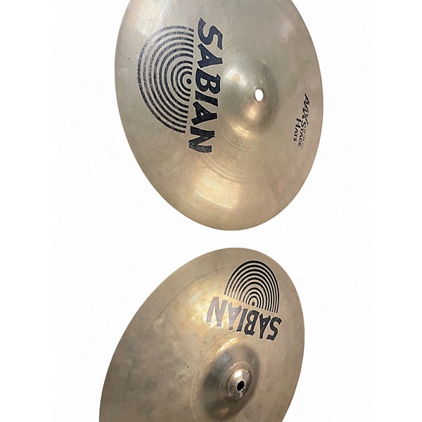 Used SABIAN 14in AAX Stage Hi Hat Pair Cymbal
