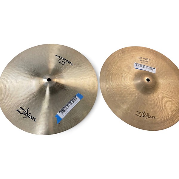 Used Zildjian 14in Rock Hi Hat Pair Cymbal