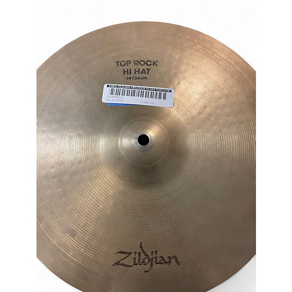 Used Zildjian 14in Rock Hi Hat Pair Cymbal