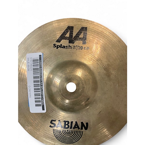 Used SABIAN 8in AA Splash Cymbal