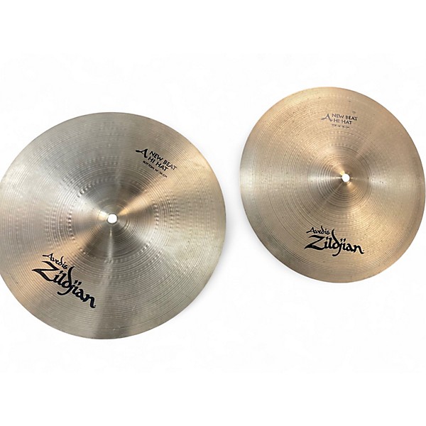 Used Zildjian 14in New Beat Hi Hat Pair Cymbal