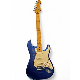 Used Fender American Ultra Stratocaster Blue Solid Body Electric Guitar