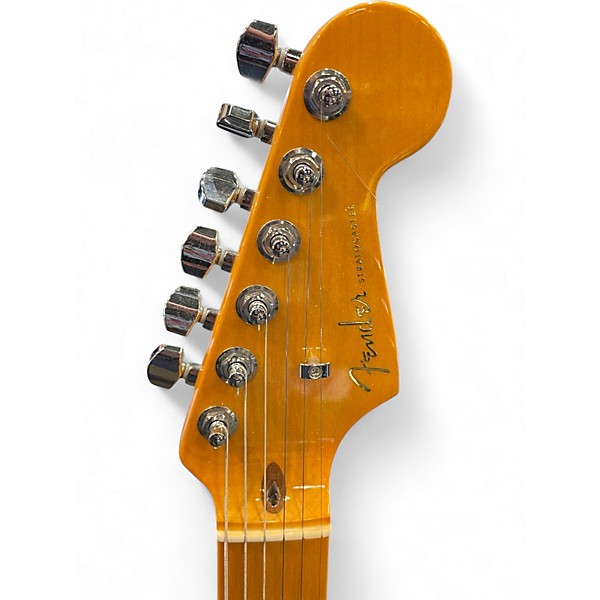 Used Fender American Ultra Stratocaster Blue Solid Body Electric Guitar