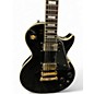 Used Epiphone LP CUSTOM Black and White Solid Body Electric Guitar