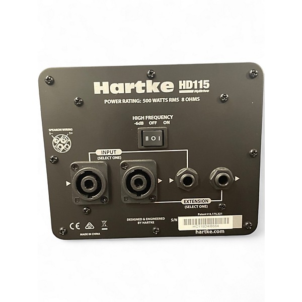 Used Hartke Hydrive 500W 1x15 Bass Cabinet