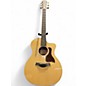 Used Taylor 214CE DLX Natural Acoustic Electric Guitar thumbnail
