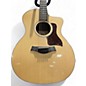 Used Taylor 214CE DLX Natural Acoustic Electric Guitar