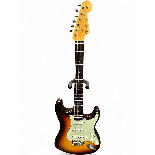 Used Fender vintage custom 1959 strat 3 Tone Sunburst Solid Body Electric Guitar