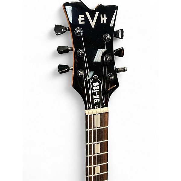 Used EVH SA126 Black Hollow Body Electric Guitar