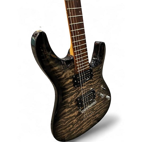 Used Schecter Guitar Research Diamond Series PT Tobacco Burst Solid Body Electric Guitar