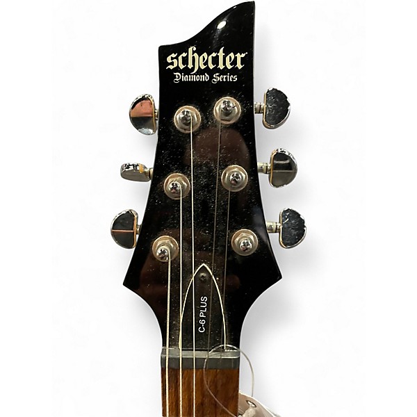 Used Schecter Guitar Research Diamond Series PT Tobacco Burst Solid Body Electric Guitar