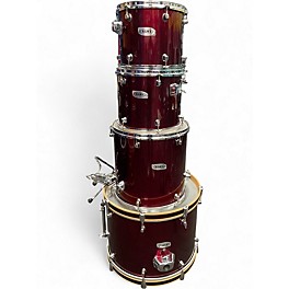 Used Mapex 5 Piece V Series Burgundy Drum Kit