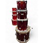 Used Mapex 5 Piece V Series Burgundy Drum Kit