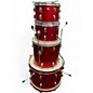 Used Royce 5 Piece Drum Kit Red Drum Kit