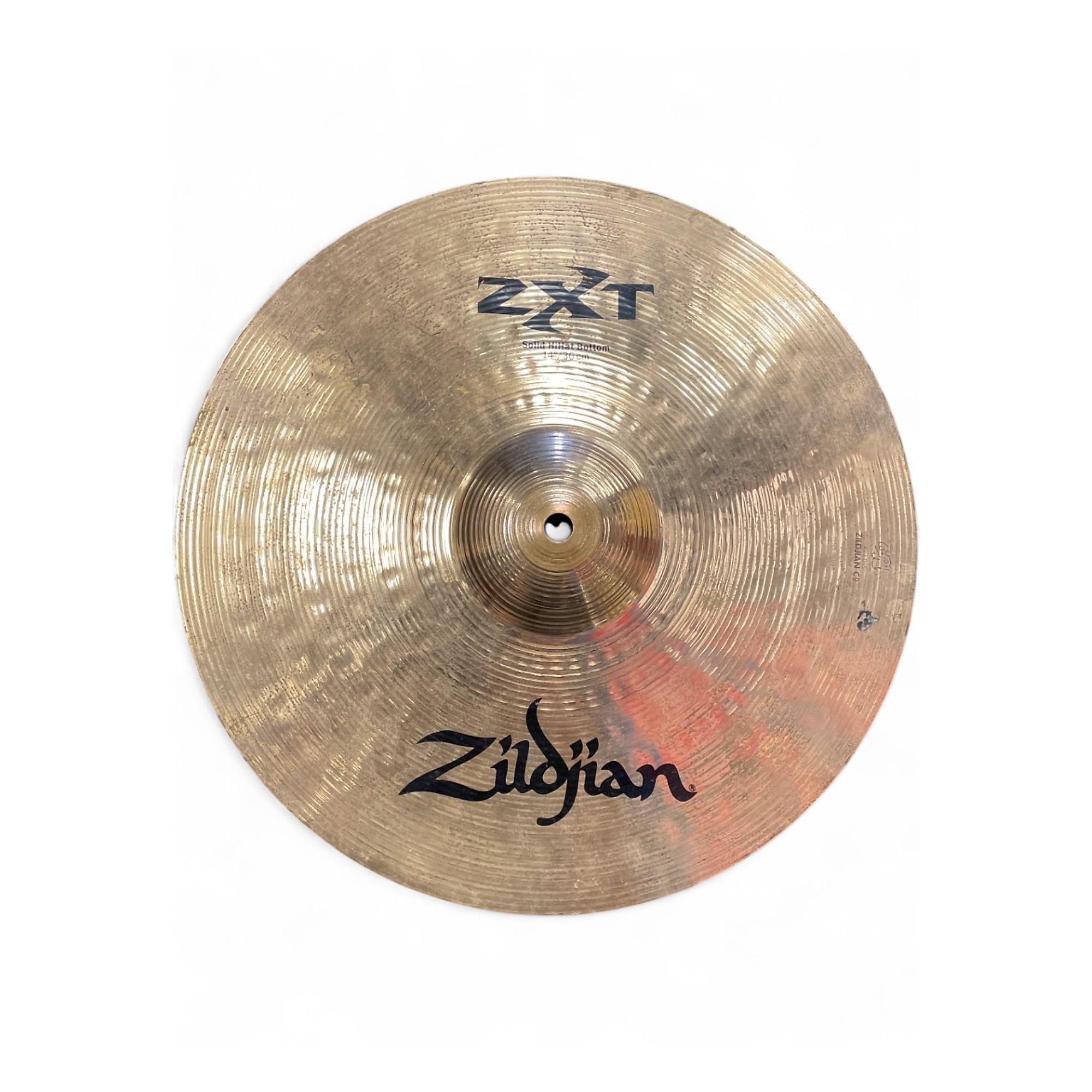 やひ Used Zildjian 14in ZXT Solid Hi Hat Bottom Cymbal 33 | Guitar Center