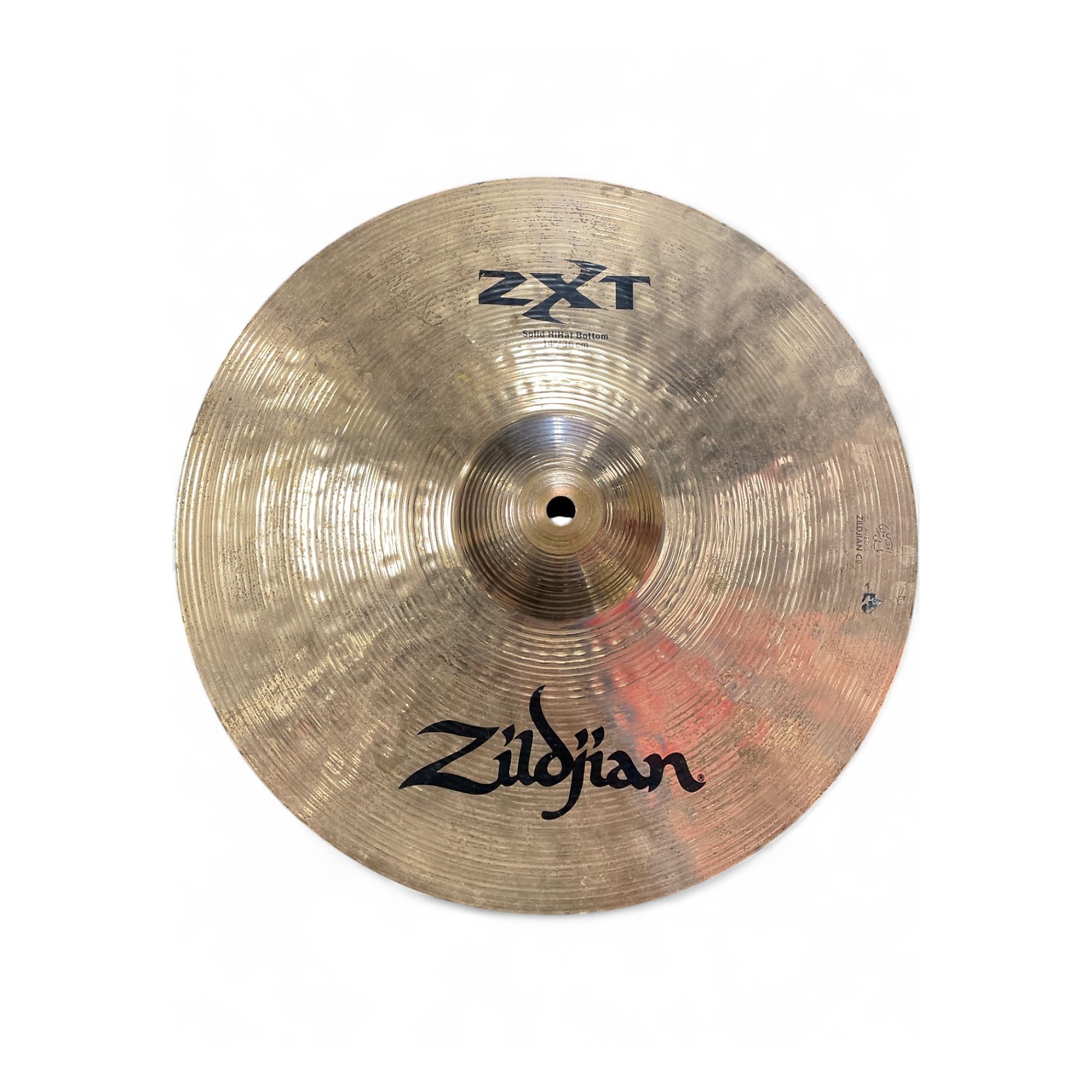 Used Zildjian 14in ZXT Solid Hi Hat Bottom Cymbal 33 | Guitar Center
