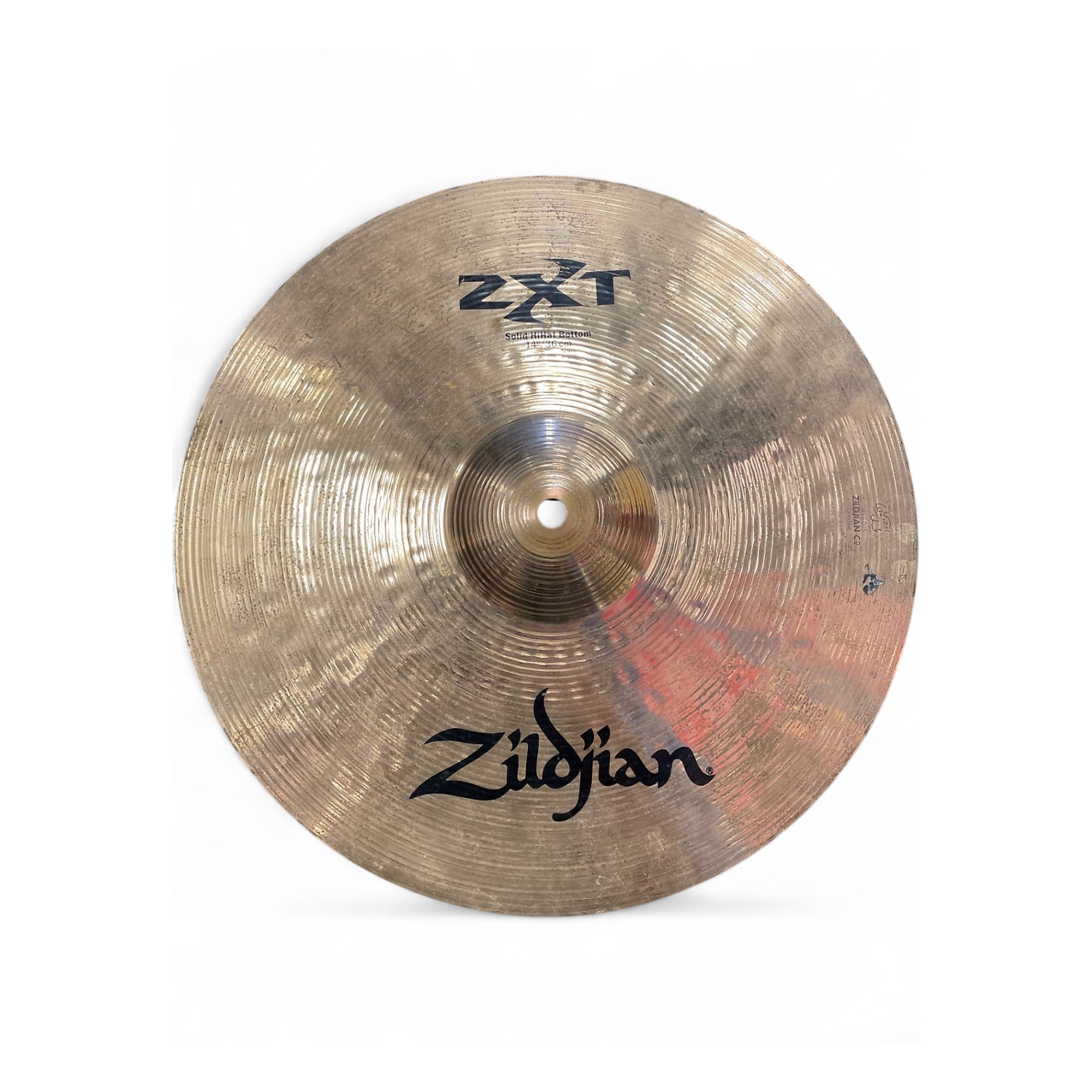 Used Zildjian 14in ZXT Solid Hi Hat Bottom Cymbal 33 | Guitar Center