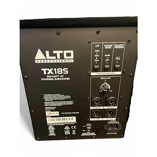Used Alto TX18S Powered Subwoofer