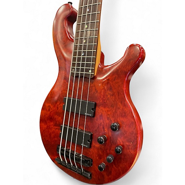 Used Dean Rhapsody 5 5 String Brown Electric Bass Guitar