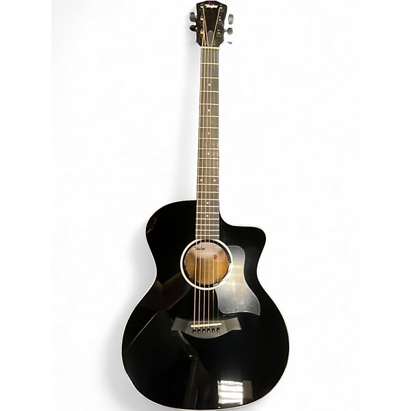 Used Taylor 214CE Plus Black Acoustic Electric Guitar